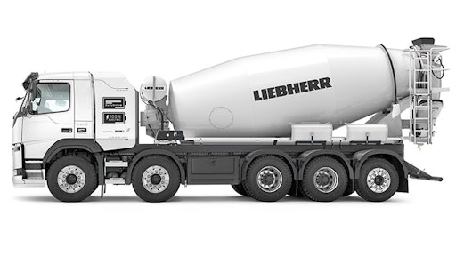 Liebherr and Designwerk have developed an emissions-free mixer truck to transport concrete.