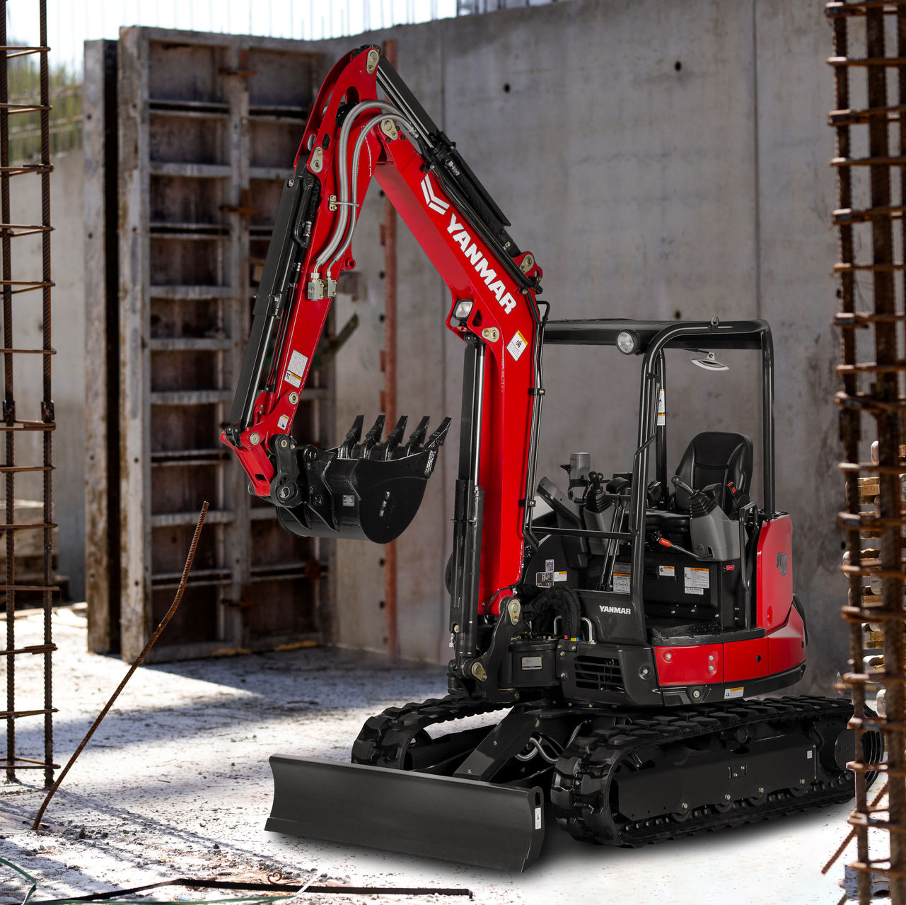 Yanmar SV40 Ultratight Tailswing Excavator From Yanmar For