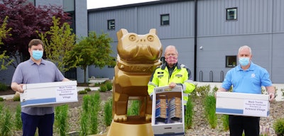 In response to continuous demand for personal protective equipment (PPE) as a result of COVID-19, Mack Trucks donated more than 500 pieces of PPE that it manufactured at its Lehigh Valley Operations (LVO) plant in Macungie, PA.