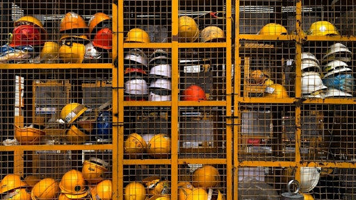 Construction safety hard hats