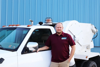 Robert Vlacich researched the sweeping market and started Sweep A Lot after realizing there were no local sweeping companies.