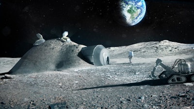 European Space Agency lunar base