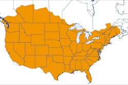 Trimble’s CenterPoint RTX U.S. and Canada coverage map.