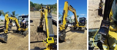 ZIPLEVEL EZDepth for excavators, backhoes, skid steers and other heavy equipment provides accurate operator readings without risks to a laser rod man.