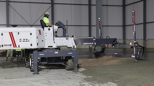 Somero S-22EZ Laser Screed Machine.