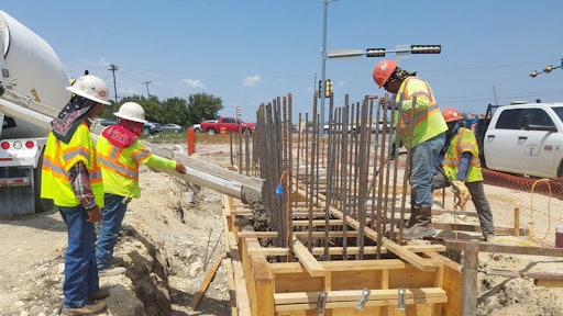Regulating the temperature of concrete in hot weather is essential to its proper strength development.