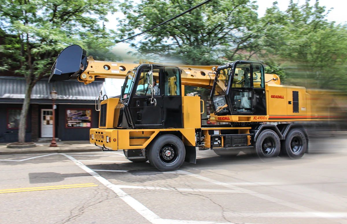 Gradall Controll Pattern Gradall XL 4100 V Hydraulic Excavator From: Gradall Industries Inc ...