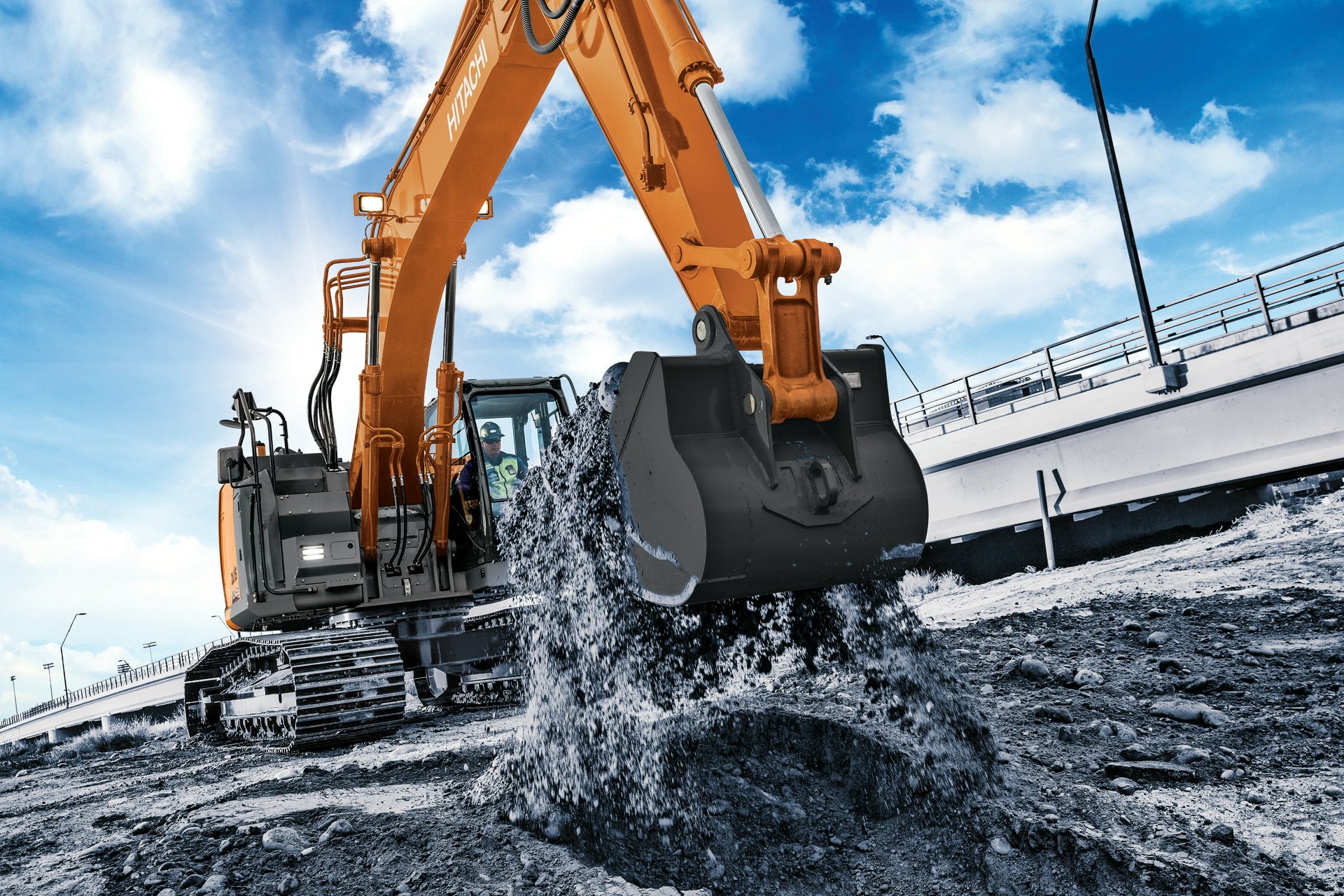 Hitachi ZX135US-6 and ZX245USLC-6 Ultrashort Excavators From