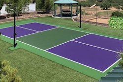 SportMaster produces 100% acrylic sport surfaces and repair products for both hard and cushioned pickleball courts in a variety of colors.