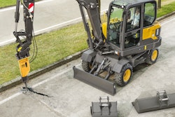 Like crawler excavators, wheeled excavators support a large number of attachments, making them a versatile addition to any fleet.