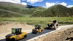 Pneumatic rollers are typically used in an intermediate roller position in an asphalt paving train, and are well suited for obtaining compaction in the tender zone.