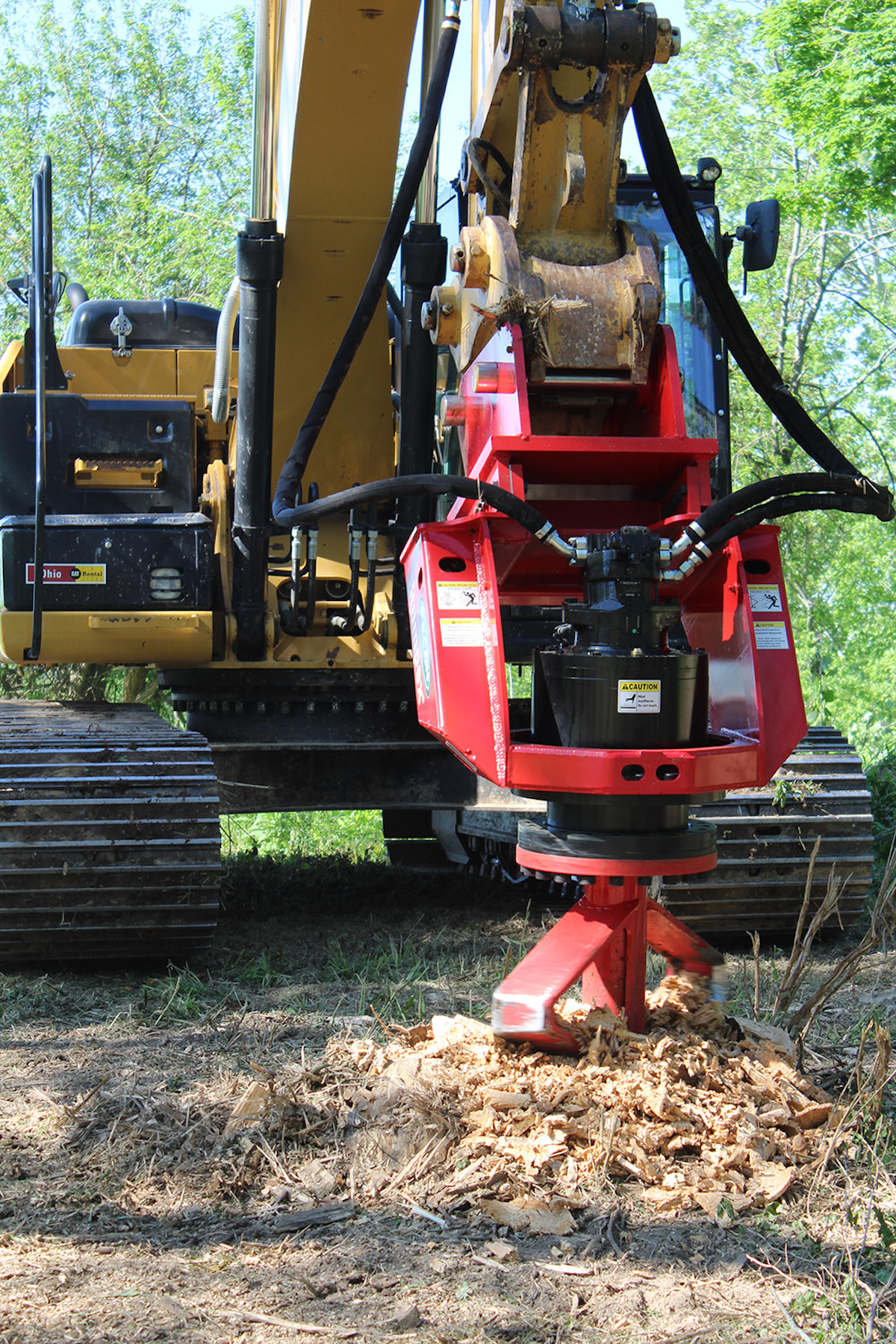 Fecon Stumpex EXC Stump Grinder for 12 to 20ton Excavators From