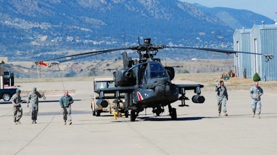 Fort Carson Apache Helicopter