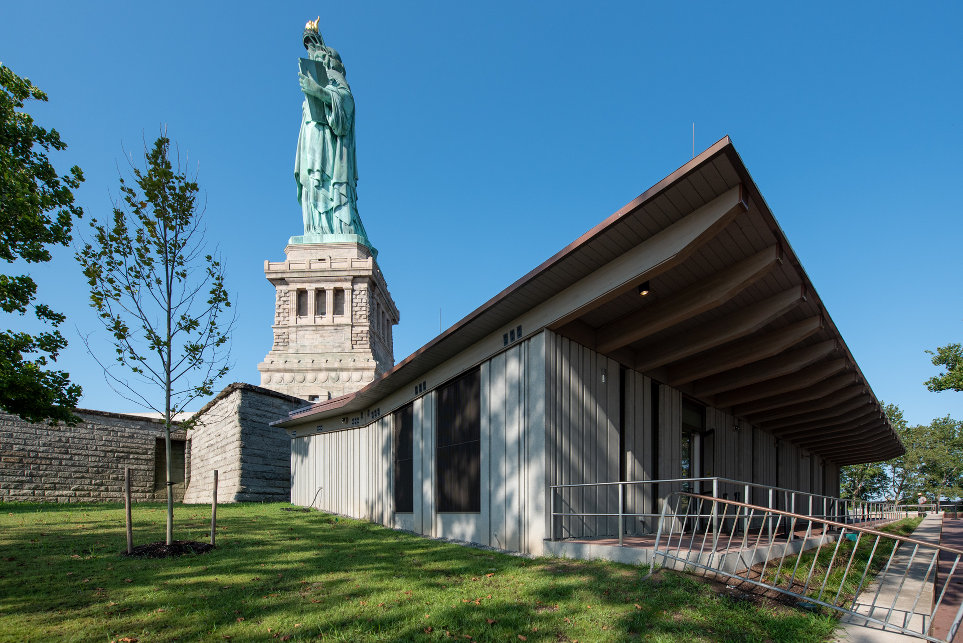 In the shadow of lady liberty