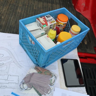 Schlouch asks employees to follow nearly 30 specific COVID-19 infection control protocols, including wearing appropriate PPE and sanitizing all equipment touchpoints.