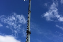 LED lights travel farther than traditional light towers. For example, the CP V5+ light tower covers up to 5,900 sq. yds. compared to 4,700 sq. yds. for the V4 metal halide model.