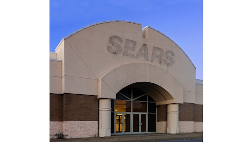 Closed Sears Store With Label Scar Over Entrance, Hudson Valley Mall, Kingston, Ny