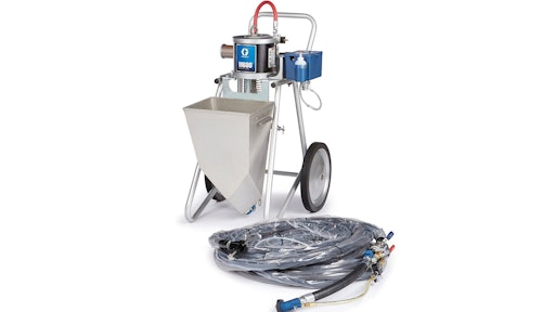 Graco M680a pneumatic mortar pump and flex hose