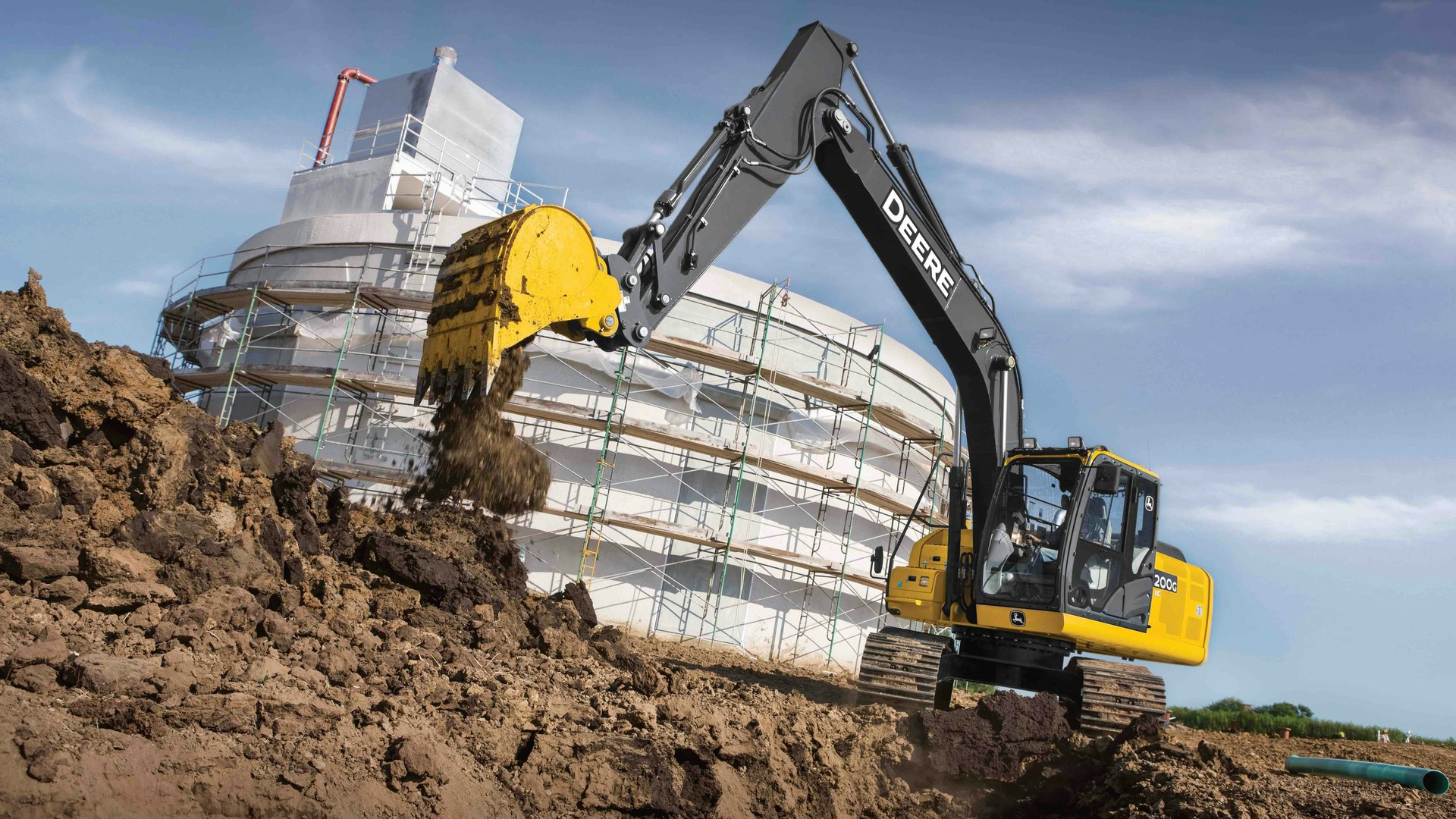 John Deere 200g Excavator From John Deere For Construction Pros