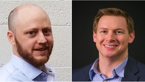 Matt Moreau, left, was named head of ISEA dropped objects committee, Warren Faber, right, was named vice chair of ANSI anchorage connectors committee.