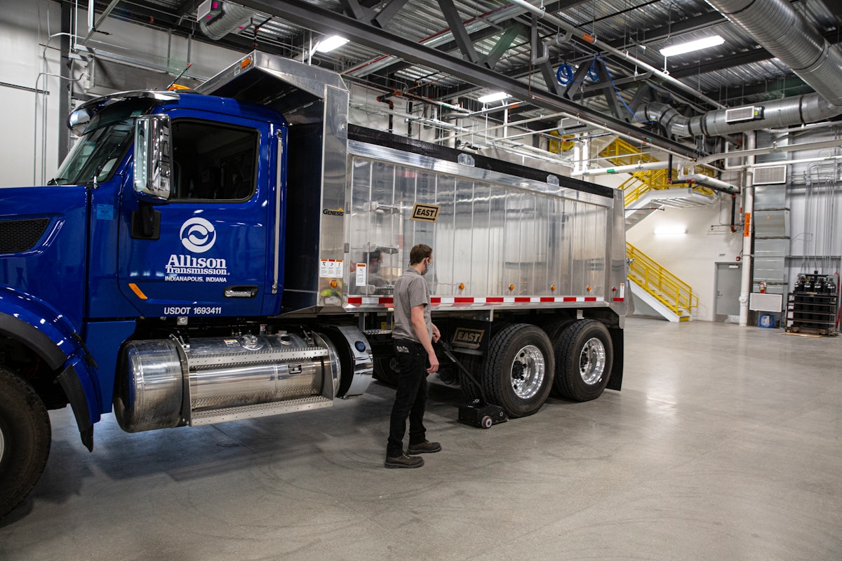 Vehicle testing begins at Allison Transmission’s newly opened