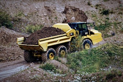 With an ejector truck, because you’re pushing material out the back of the truck, if you do happen to be in some wet and sticky material, you’ve eliminated your carryback.