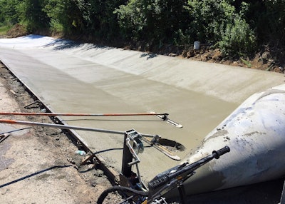 By completing the project in essentially three pours, Realm Construction was not only able to save time and physical labor, they also created a higher-quality, more uniform product.