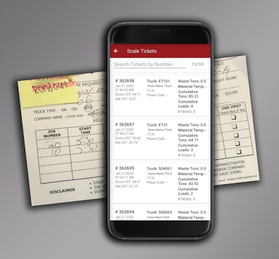 eTicketing, such as provided through Earthwave's Fleetwatcher, helps drivers eliminate the points of contact and ticket transfers inherent with paper ticketing programs.