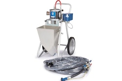 Graco M680a pneumatic mortar pump and flex hose