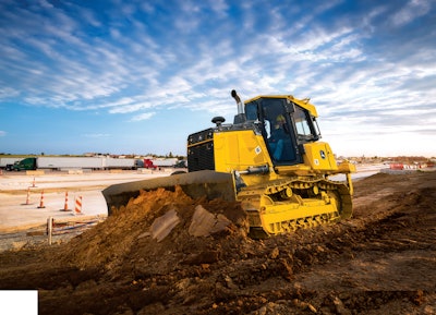 Skilled operators will avoid loading the blade to the point where the tracks slip. More than 5% slippage of track increases undercarriage costs and fuel costs without improving productivity.