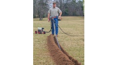 Little Beaver's Driveway Boring Kit is a wet drilling kit suited for boring up to 50 ft. under driveways or parking lots.