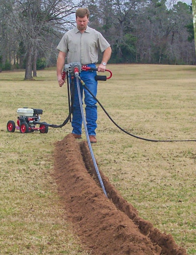 Little Beaver's Driveway Boring Kit is a wet drilling kit suited for boring up to 50 ft. under driveways or parking lots.