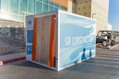 The Xtreme Opti-Clean Cube is designed to combat the spread of COVID-19, bacteria and other viruses. Las Vegas-based SR Construction is the first to deploy it.