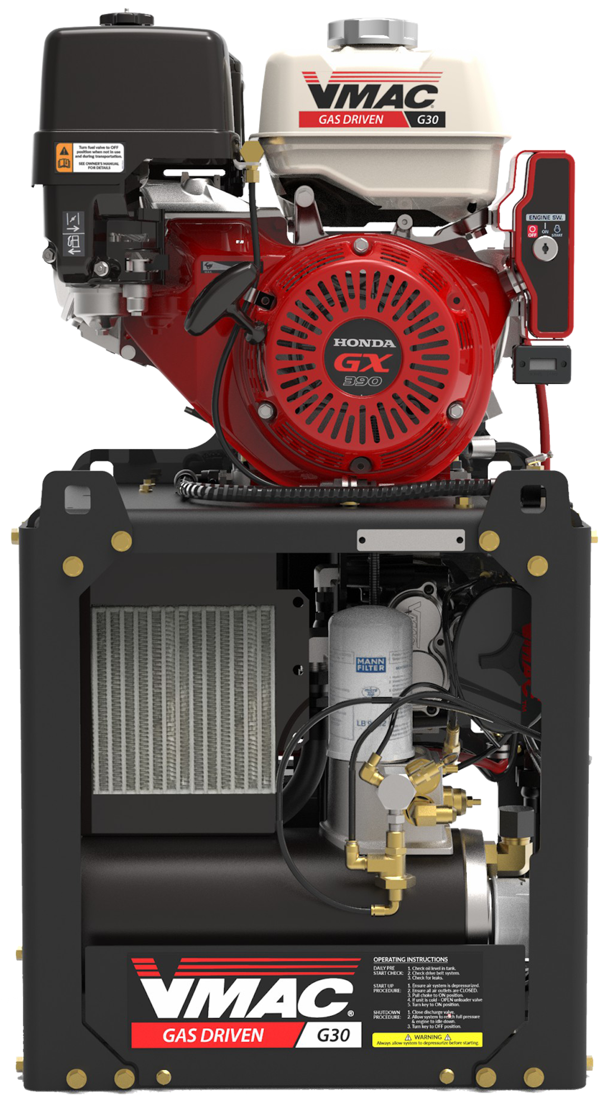 Stacked G30 Air Compressor From VMAC For Construction Pros