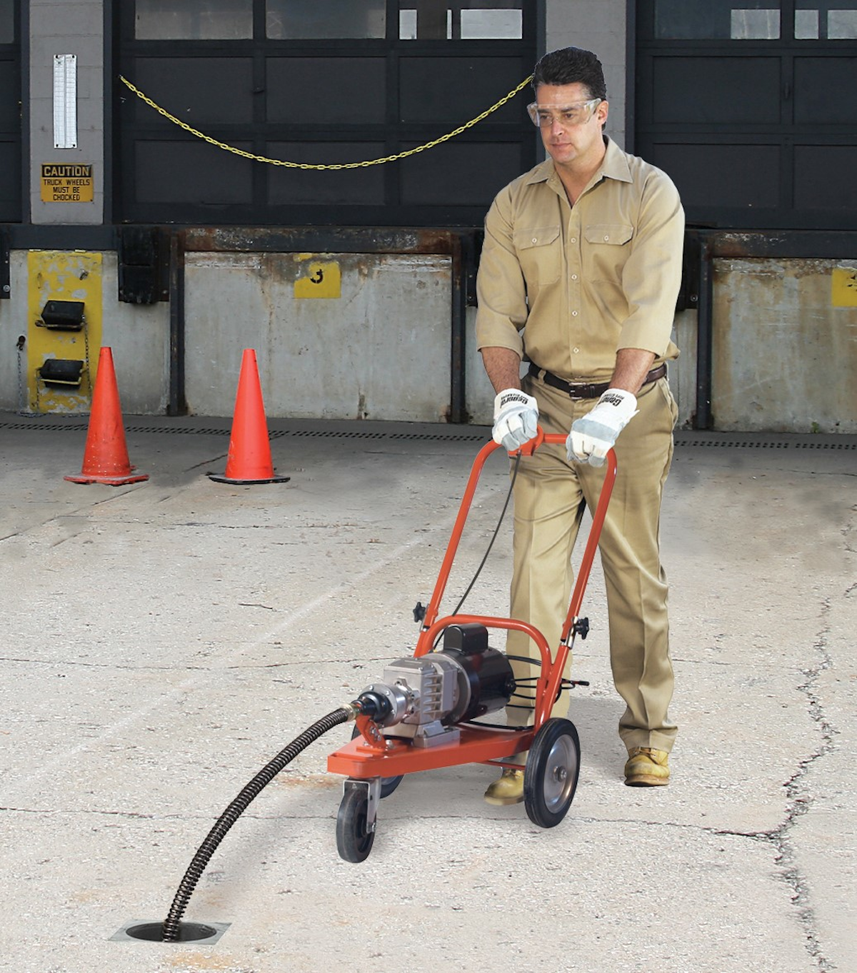 General Pipe Cleaners Model 88 Sectional Drain Cleaner From General