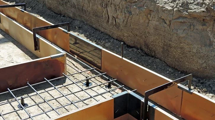 Footing Form Rods Concrete Forming System With Footing – UQNIO