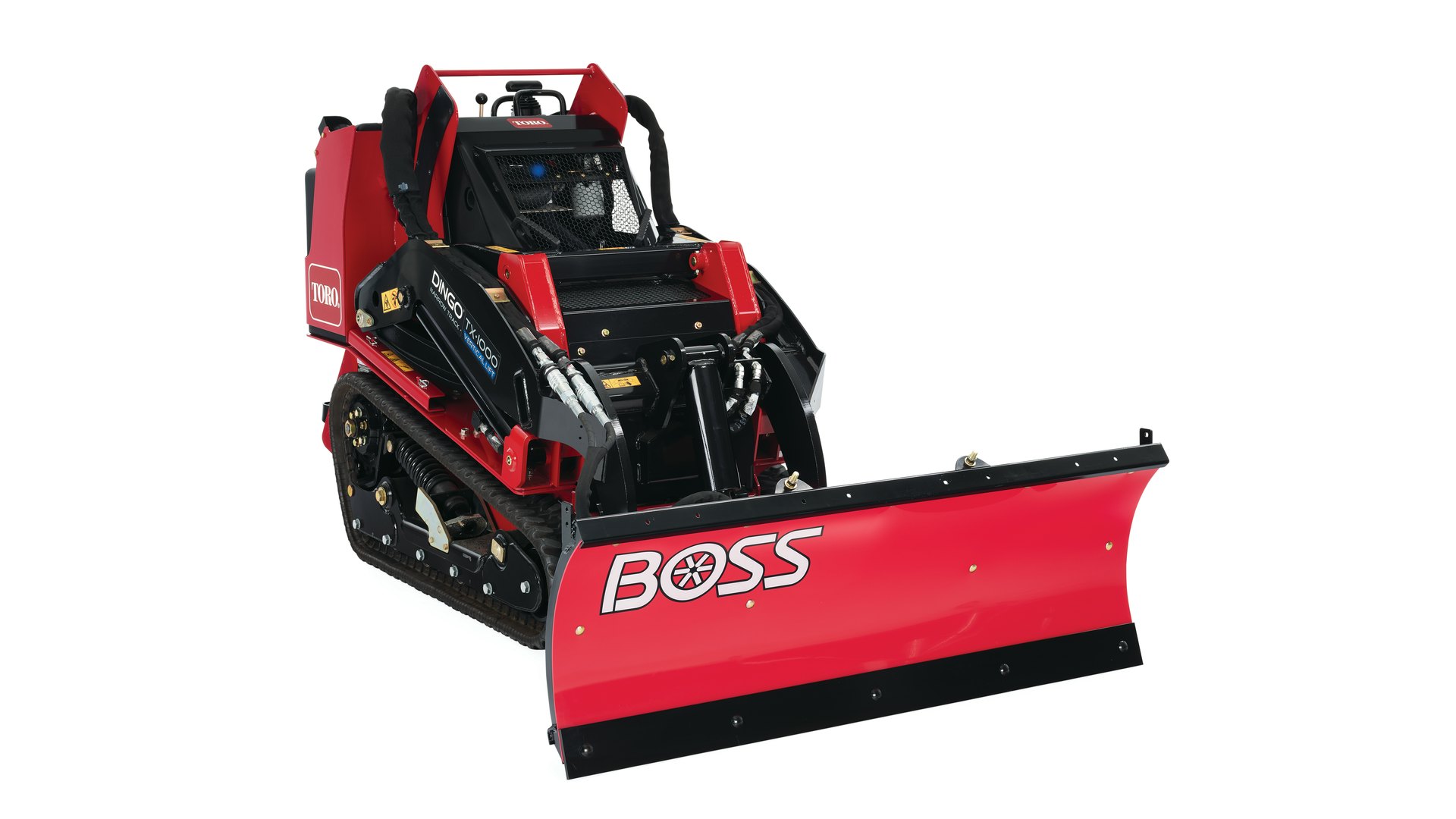 Boss Blade Attachments Add Snow And Ice Management Capabilities To Toro Dingo Line For Construction Pros