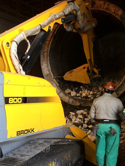 Brokk high heat applications