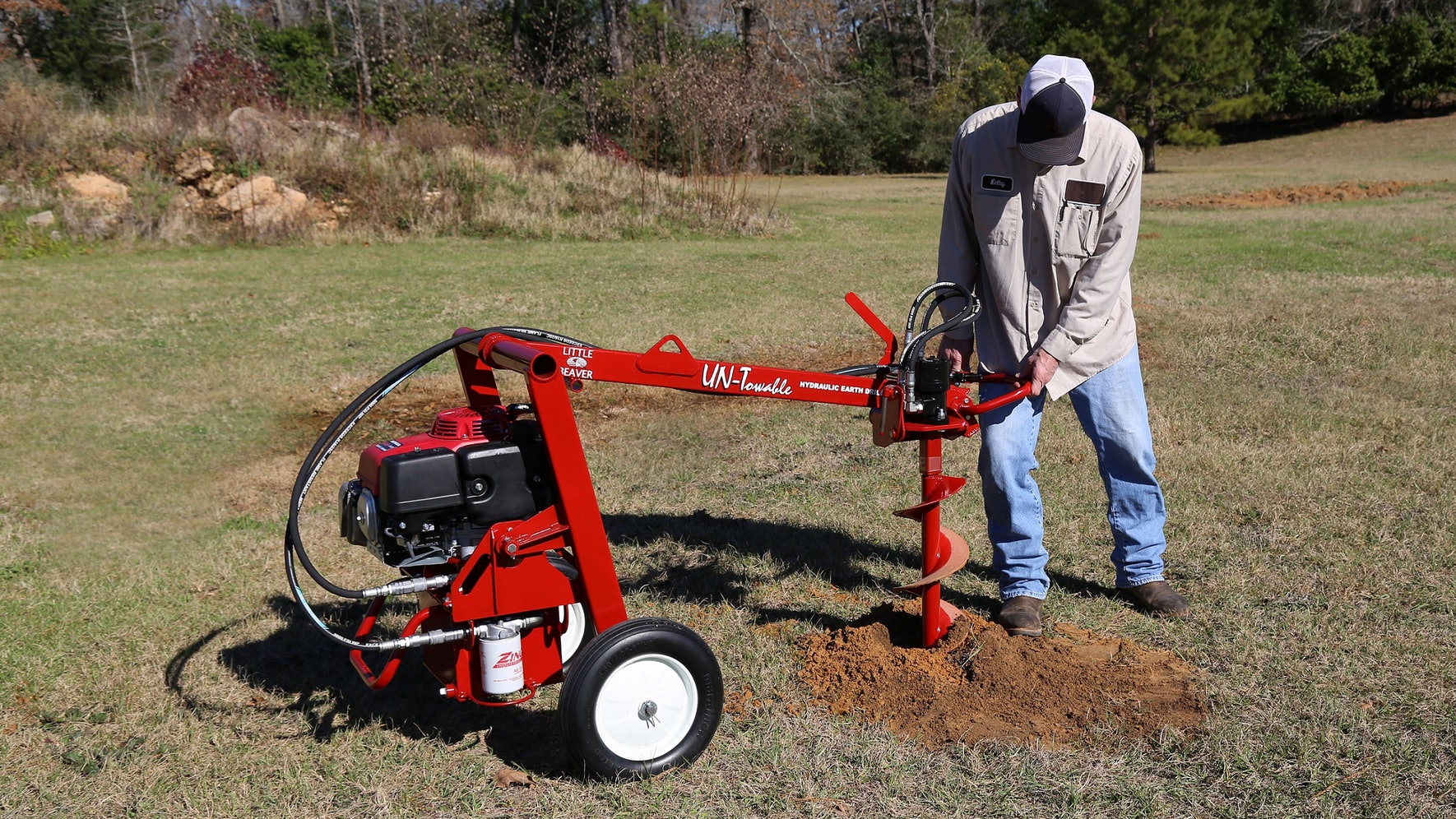 Little beaver post hole digger sale