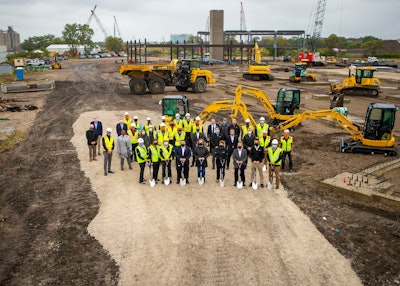 Site of future home of Komatsu mining (ground breaking)