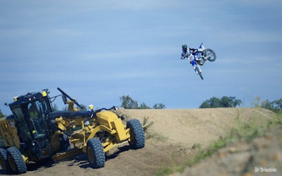 Over the course of six days, the group moved a massive amount of dirt to shape a unique and customized motocross practice course.