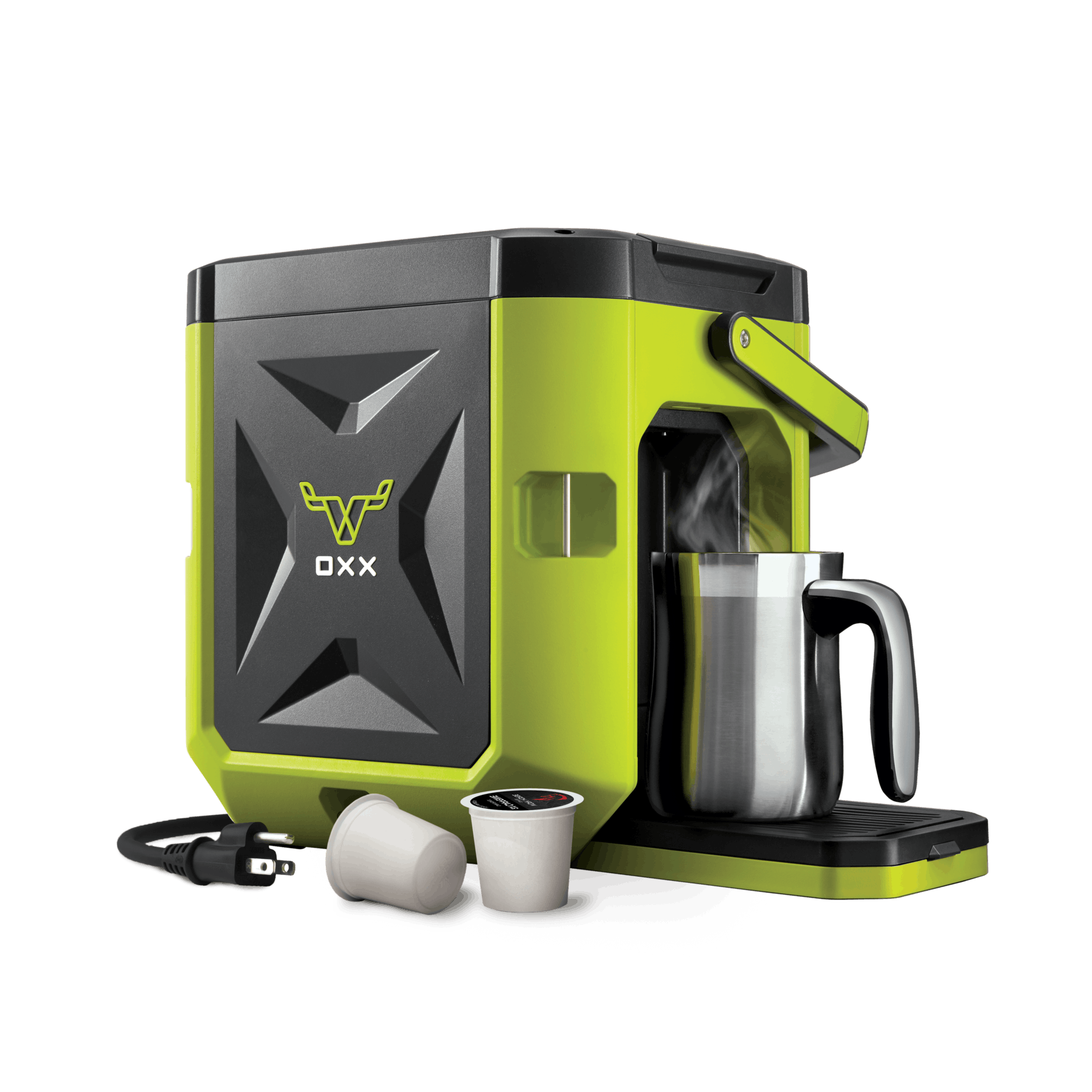 Tough jobsite coffee maker from OXX