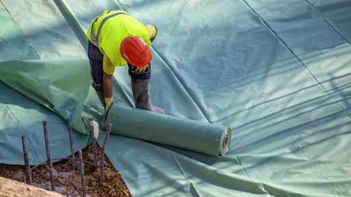Installing a vapor barrier