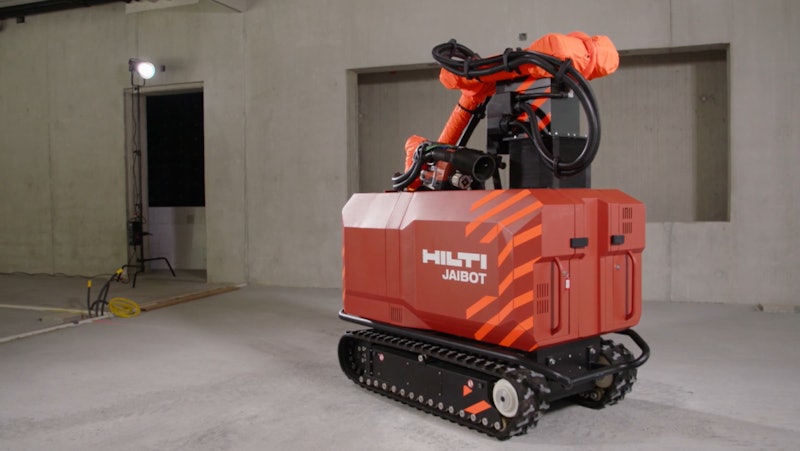 The HILTI Jaibot BIM-Enabled Jobsite Robot | For Construction Pros