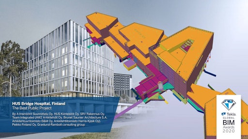 HUS Bridge Hospital, Finland received The Best Public Project award.