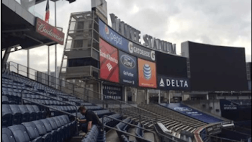 GPRS operators using the GSSI StructureScan Mini at Yankee Stadium
