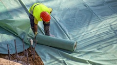 Installing a vapor barrier