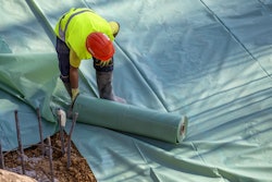 Installing a vapor barrier