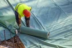 Installing a vapor barrier