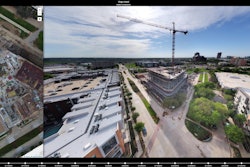 Images are gathered in AirMap’s JobSite app and organized on a timeline that allows you to easily find images from the same location at different times and toggle back and forth to compare them.